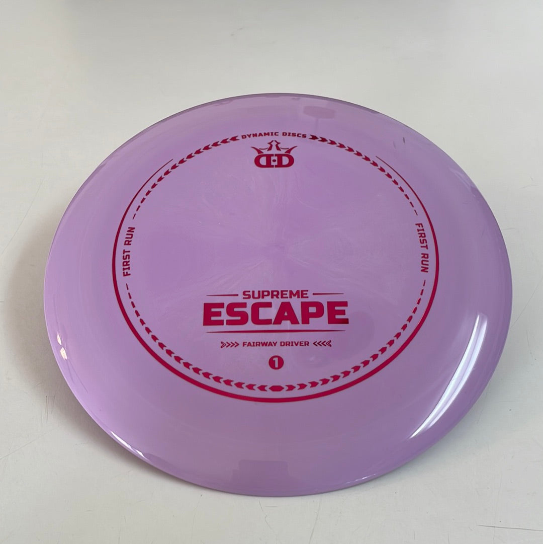 Escape - First Run Supreme Plastic
