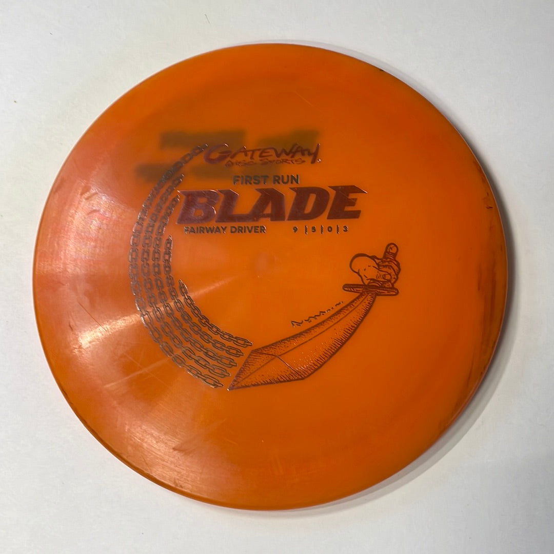 Used Gateway First Run Blade (174g) - Hyper Diamond Plastic