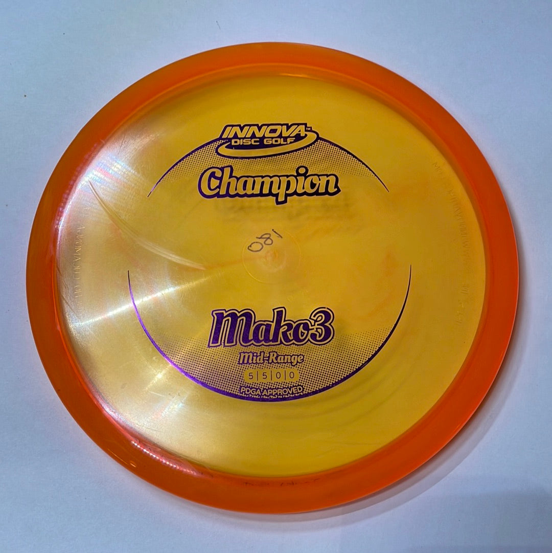 Used Champion Mako3 Lot